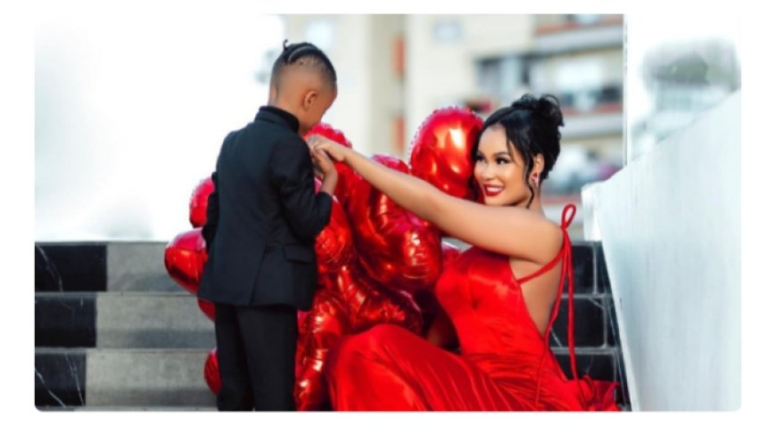 Umwana wa Diamond Platinumz akomeje gukurura amarangamutima ya benshi nyuma y’ifoto nyina yashize hanze