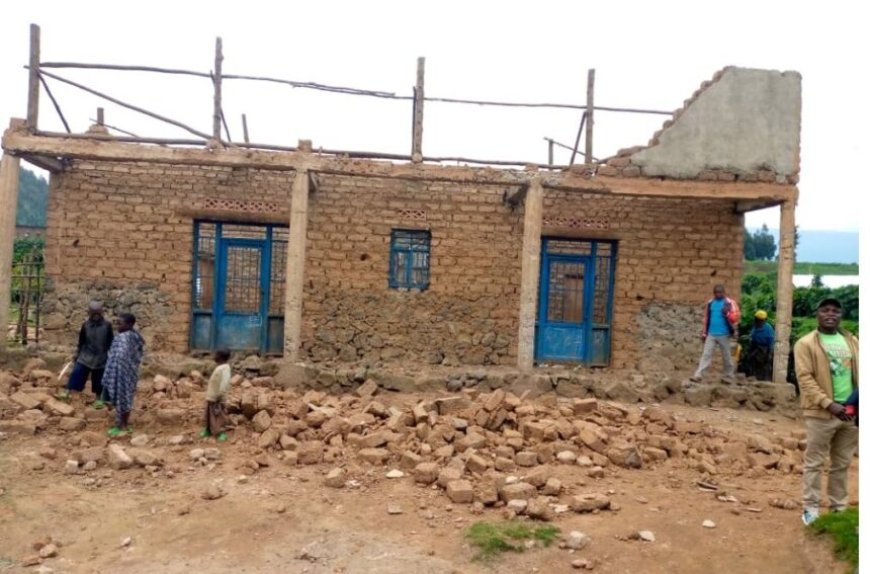 Rubavu: Kumanywa yihangu izuba riva umuyaga  wasenye inzu zirenga 10 icyarimwe