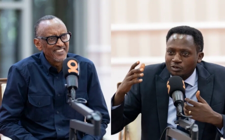 Umunyamakuru Oswald yavuze akamuri ku mutima nyuma yo kuganira na Perezida Kagame kuri Radio