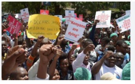 Imyigaragambyo ikomeye muri Kenya, abaganga ba Leta nabo biyunze kubigenga muri ibyo bikorwa