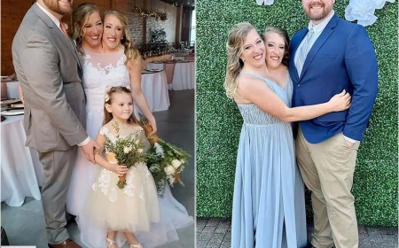 Wakwibaza ngo batera akabariro gute? Urujijo ku mpanga zavutse zifatanye zashatse umugabo muri Amerika[AMAFOTO]