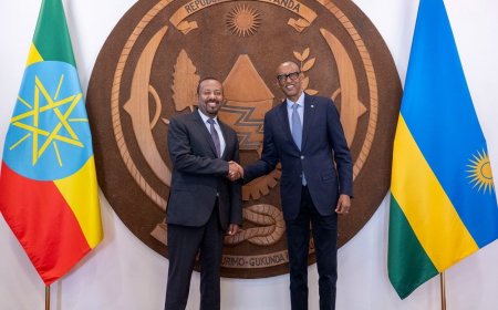 Perezida Kagame yakiriye Minisitiri w’Intebe wa Ethiopia