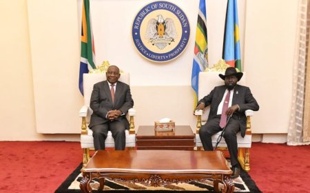 Perezida Ramaphosa wa Afurika y’Epfo yahuye n’Umuyobozi wa EAC mu rwego rwo kuzamura umubano w’ibihugu byombi.