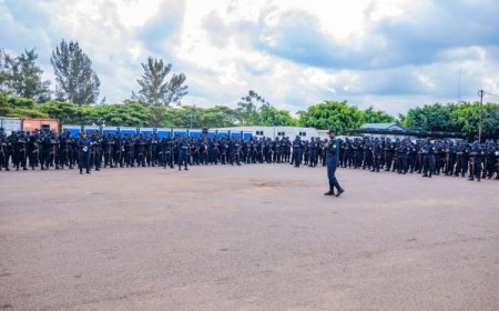 Abapolisi 460 bitegura kujya mu butumwa bw’amahoro muri Centrafrique bahawe impanuro