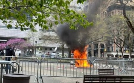 Biteye ubwoba! Umugabo yitwikiye inyuma y’urukiko arashya arakongoka burundu