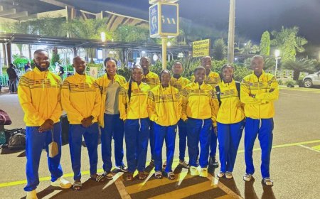 Amakipe y’Igihugu mu mikino ya Table Tennis yerekeje i Kampala