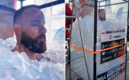 Niwe muntu ubikoze! Umugabo yaciye agahigo nundi muntu atakoze ku isi ko kumara igihe kinini yicaye mu rubura