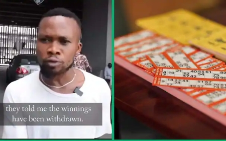 Nigeria: Agahinda nikose nyuma yaho Umugabo yariye akayabo k'amafaranga karenga miliyoni 2 mu mikino y'amahirwe bakayamwiba