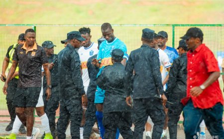 Abakinnyi ba Rayon Sports barwaniye i Bugesera hitabazwa polisi igitaraganya[AMAFOTO]