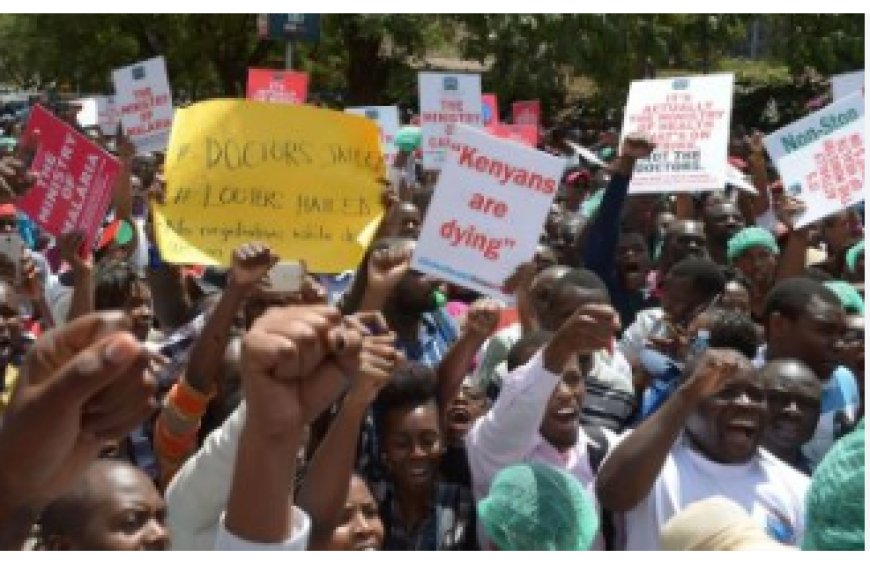 Imyigaragambyo ikomeye muri Kenya, abaganga ba Leta nabo biyunze kubigenga muri ibyo bikorwa