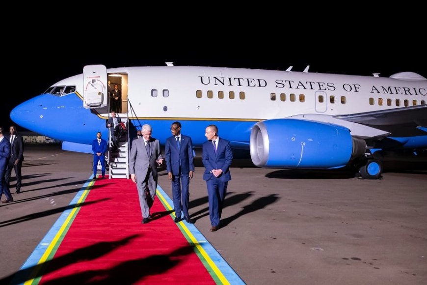 #Kwibuka30: Intumwa za USA ziyobowe na Bill Clinton zageze mu Rwanda