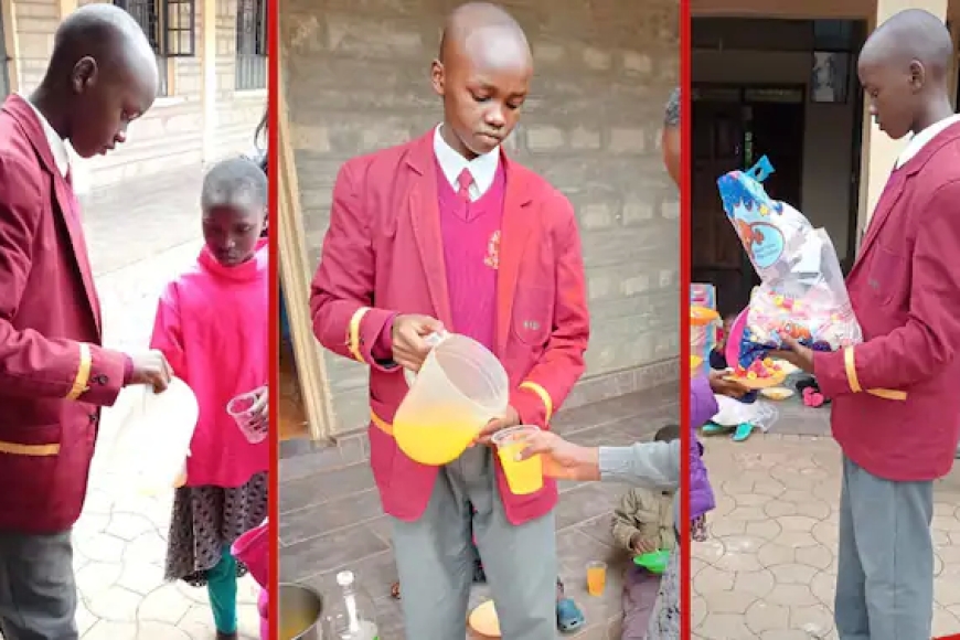 Mubuzima uzagire neza wigendere! Umwana w'umunyeshuri arikwitwa intwari nyuma yuko yafashe amafaranga yo kurya ku ishuri iwabo bamuhaye ayagaburiramo abana bo ku muhanda