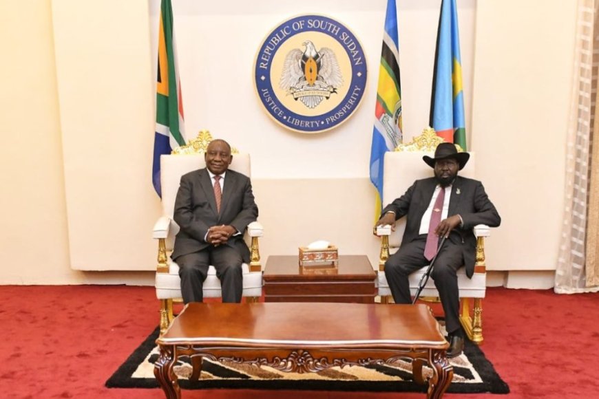 Perezida Ramaphosa wa Afurika y’Epfo yahuye n’Umuyobozi wa EAC mu rwego rwo kuzamura umubano w’ibihugu byombi.