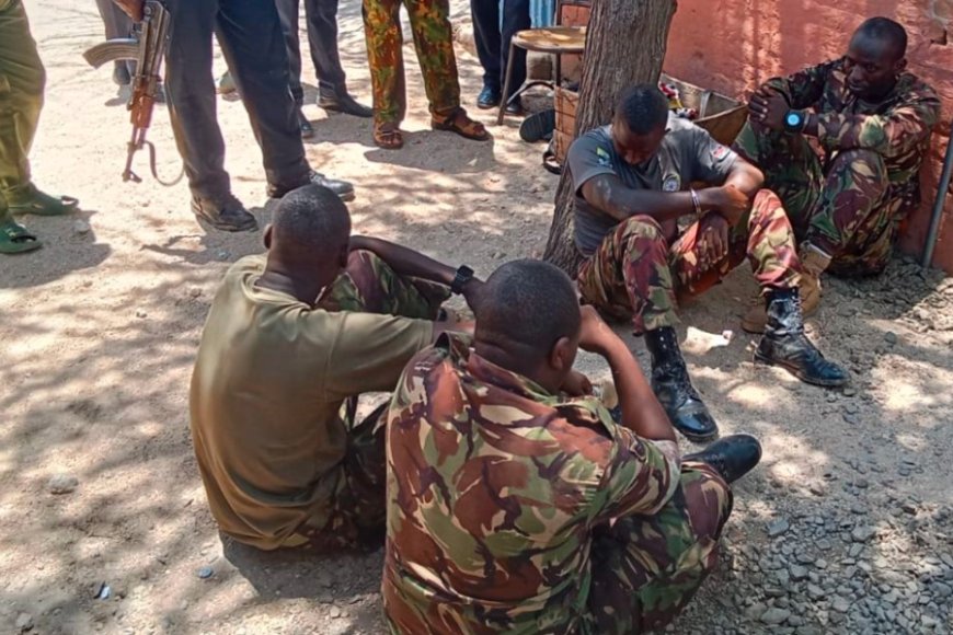 Kenya: Abapolisi bafunze abasirikare nyuma  bagenzi babo bagaba igitero simusiga cyo kubabohoza igitaraganya