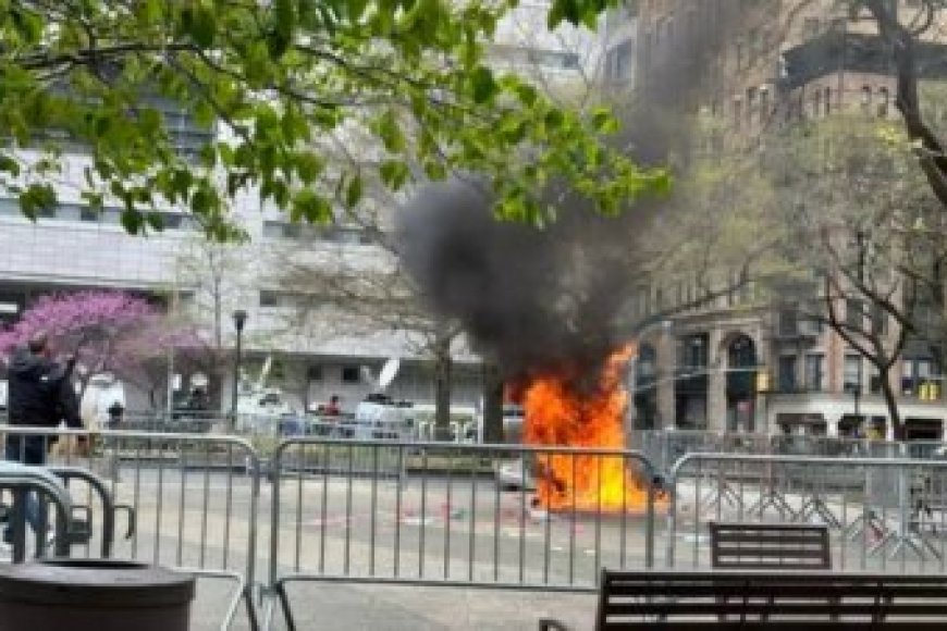 Biteye ubwoba! Umugabo yitwikiye inyuma y’urukiko arashya arakongoka burundu