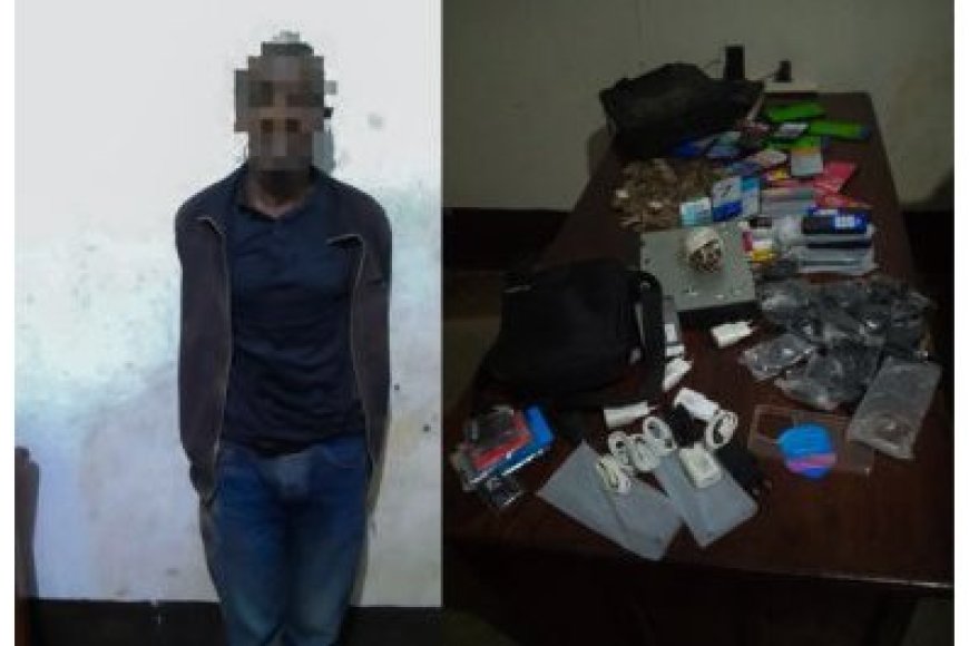 Muhanga: Umugabo Yatawe muri yombi atarenze umutaru nyuma yo kwiba ibifite agaciro k’asatira miliyoni 2Frw atoboye iduka ry’umucuruzi