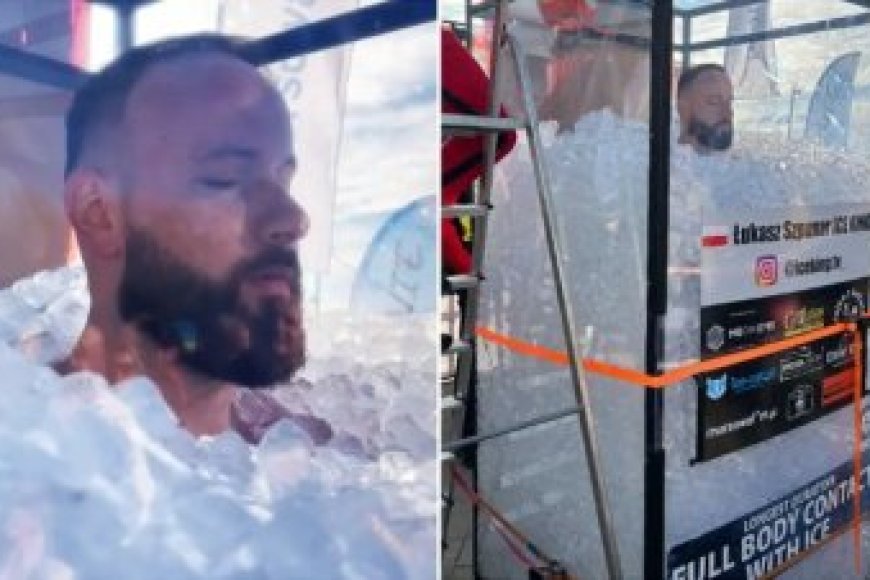 Niwe muntu ubikoze! Umugabo yaciye agahigo nundi muntu atakoze ku isi ko kumara igihe kinini yicaye mu rubura