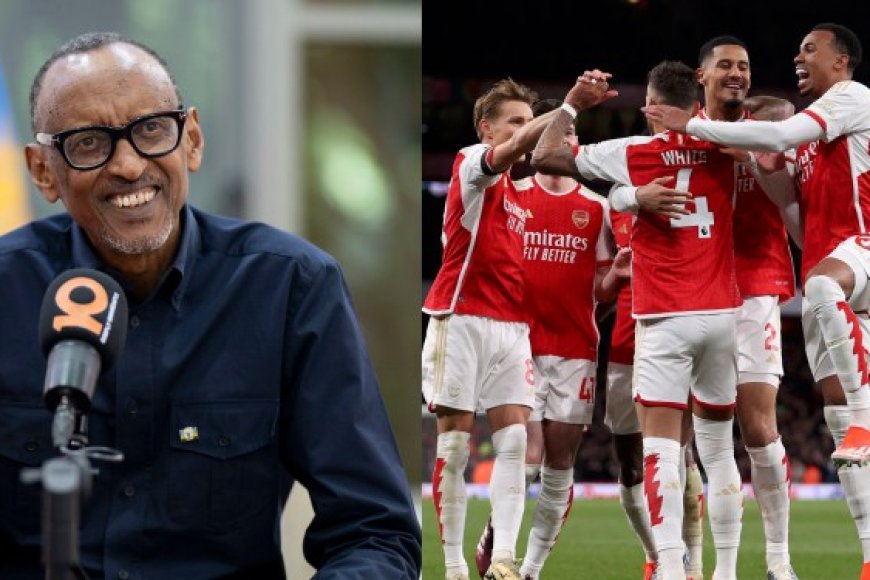 Perezida Paul Kagame yongeye gushimangira urukundo akunda Arsenal nyuma y’uko inyagiye Chelsea FC umuba w'ibitego, agaragaza ibyishimo yatewe n’iyi ntsinzi