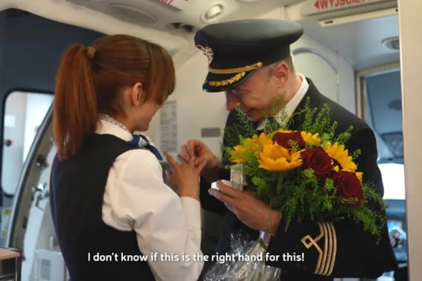 REBA VIDEWO N'AMAFOTO: Umupilote yatereye ivi mu ndege abagenzi bose bamuhanze amaso