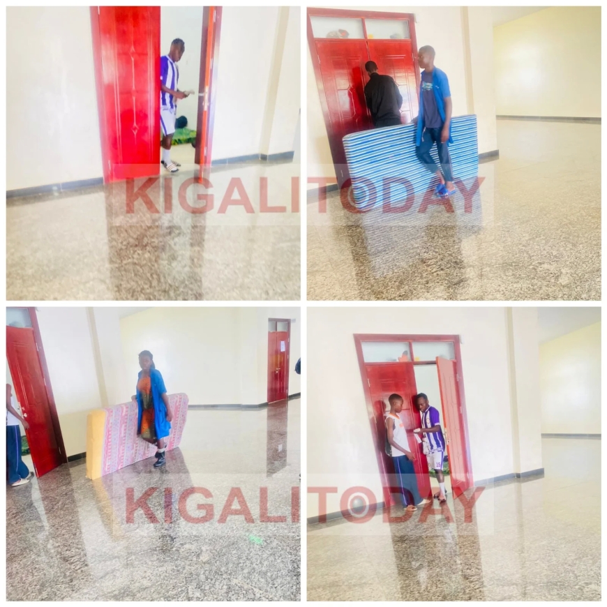 Biteye isoni n'agahinda! Abakinnyi Sunrise FC  barara muri stade batagira ibitanda, imifariso ikarambikwa hasi mu gihe bitegura imikino