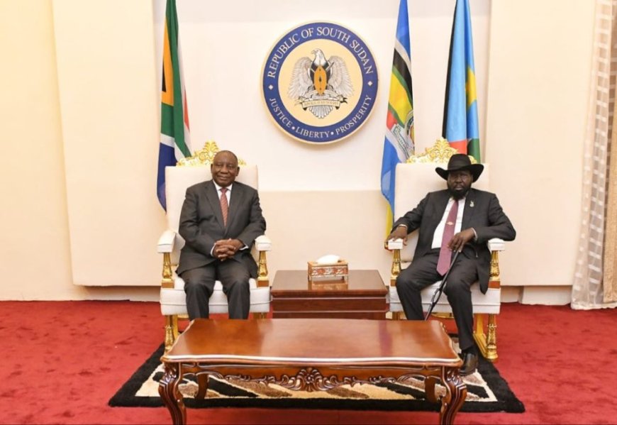 Perezida Ramaphosa wa Afurika y’Epfo yahuye n’Umuyobozi wa EAC mu rwego rwo kuzamura umubano w’ibihugu byombi.