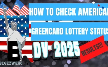 Dore uko wareba ibyavuye mubusabe bwa tombola ya Green Card VISA (DV-LOTTERY 2024/2025)
