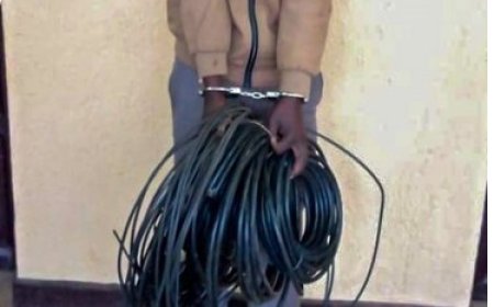 Polisi yataye muri yombi umugabo ukekwaho kwiba insinga z’amashanyarazi