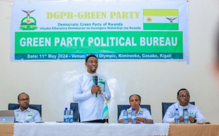 Green Party yatangaje ibyo izamurikira amanyarwanda ibasaba Kubahundagazaho amajwi mu matora yo muri Nyakanga