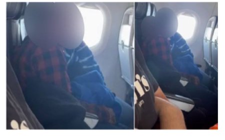 Umugabo n’umugore bafashwe mpiri basambanira mu ndege yuzuye abagenzi umugabo bahita bayimuvanishamo igitaraganya