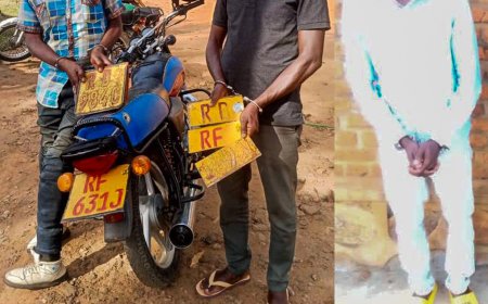 NYAGATARE: Hafashwe batatu bakoreshaga Amayeri akomeye mu kwiba no guhindura ibyangombwa bya Moto