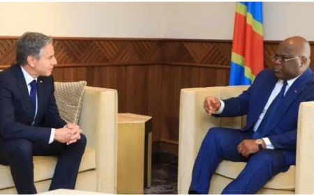 DRC: Minisitiri Blinken w’ Amerika Yagiranye Ibiganiro na Perezida Tshisekedi Kuri Telefone
