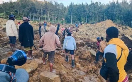 Muri Guniea Abarenga 300 baburiwe irengero kubera inkangu idasanzwe