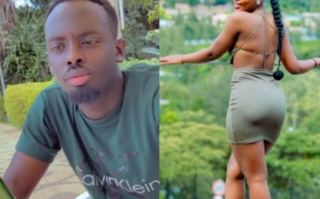 Umunyarwenya Kanyabugande Olivier uzwi nka Nyaxo nawe yamaze kwinjira mu mfungwa z’urukundo ihere ijisho uburanga bw'umukunzi we[AMAFOTO]