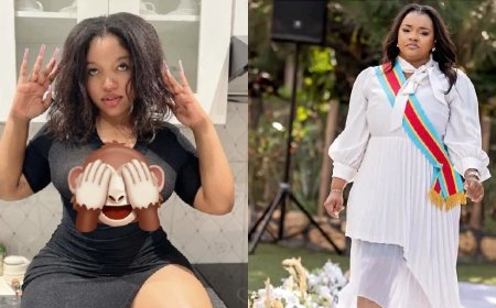 Imyambarire n'imiterere ya Madamu Noëlla wagizwe Minisitiri w’Urubyiruko muri RDC yongeye kugarukwaho nyuma yo guhabwa izo nshingano (AMAFOTO)