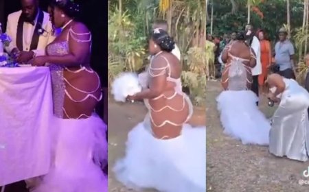 Umugeni yateje impaka nyuma yo kugaragara mu bukwe yambaye ikanzu igaragaza amabuno n'amatako bye biri hanze