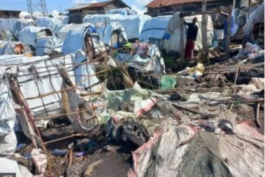 RDC: Barashyingura impunzi 35 zishwe n’ibisasu karabutaka byarashwe ku nkambi ya Mugunga