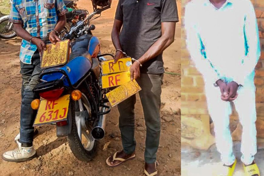 NYAGATARE: Hafashwe batatu bakoreshaga Amayeri akomeye mu kwiba no guhindura ibyangombwa bya Moto