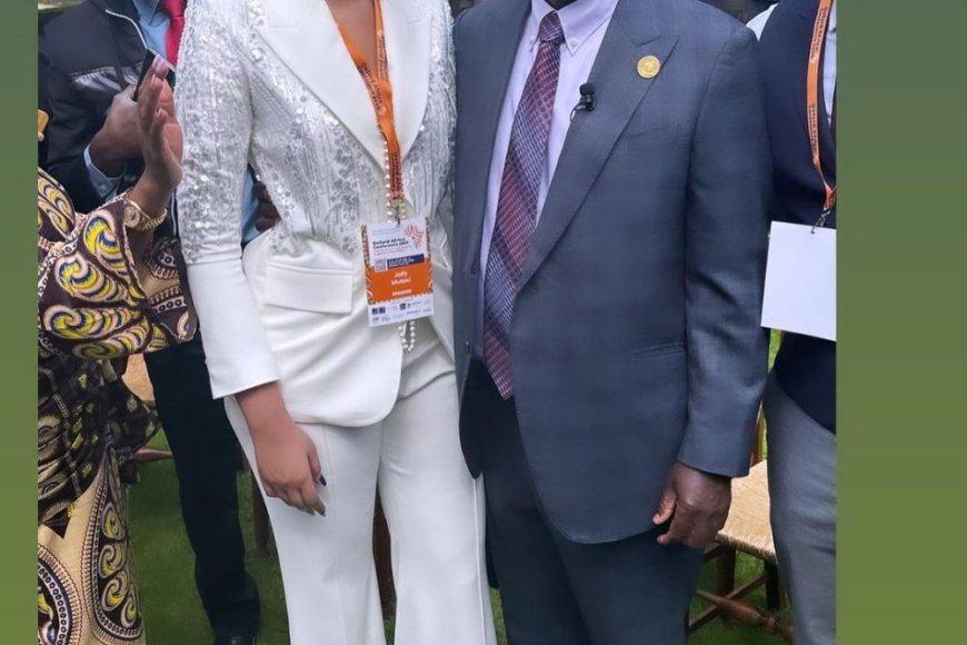 Miss Jolly yishimiye guhurira n’Umunyapolitiki Raila Odinga mu nama ikomeye ibera mu Bwongereza