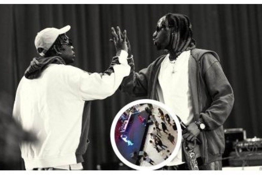 Imyidagaduro: Bushali na B Threy baririmbiye abantu mbarwa i Lille (Amafoto)