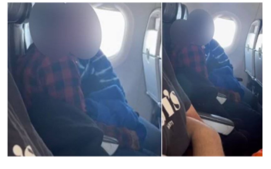 Umugabo n’umugore bafashwe mpiri basambanira mu ndege yuzuye abagenzi umugabo bahita bayimuvanishamo igitaraganya