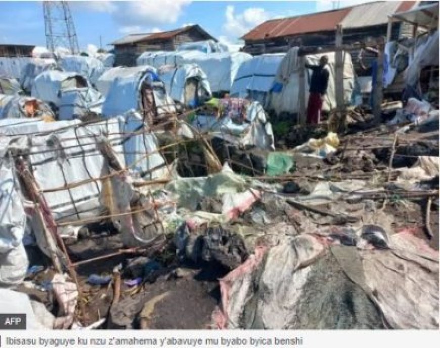 RDC: Barashyingura impunzi 35 zishwe n’ibisasu karabutaka byarashwe ku nkambi ya Mugunga