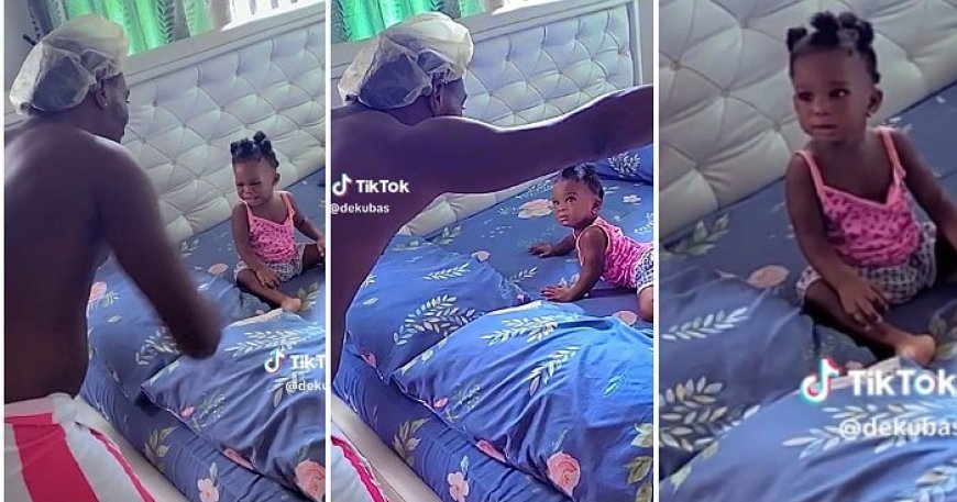 Umugabo wararanaga n’umwana we yamubyukije shishitabona kubera ikintu gitangaje