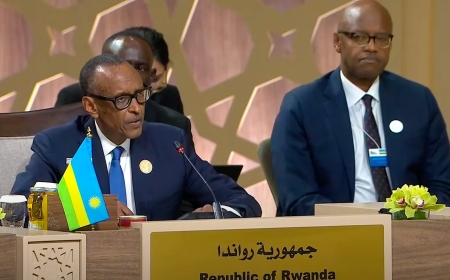 Perezida Kagame yitabiriye Inama Mpuzamahanga yiga ku kibazo cya Gaza