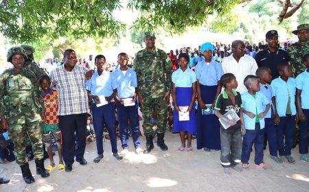 Muri Mozambique inzego z’umutekano z’u Rwanda zatangije amashuri abanza muri iki gihugu