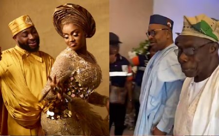 Ubukwe bwa Davido na Chioma bwahuruje imbaga