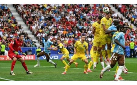 Euro 2024: Ikipe y'igihugu ya Ukraine yanganyije n’ikipe y'igihugu cy'u Bubiligi, yandika amateka mashya