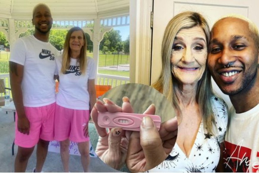 Inkuru ikomeje guteza impaka! Umugore w’imyaka 63 n’umugabo we w’imyaka 26 baritegura kwibaruka imfura