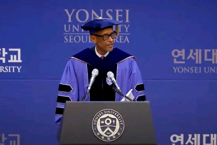 Perezida Kagame yahawe Impamyabumenyi y’Ikirenga y’icyubahiro