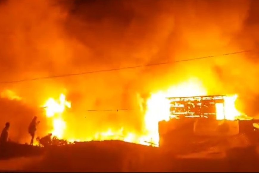 Bukavu: Inkongi y'umuriro idasanzwe yibasiye agace ka Nyamugo kabuze ubutabazi amazu menshi yahiye agakongoka ndetse abantu benshi bahasiga ubuzima