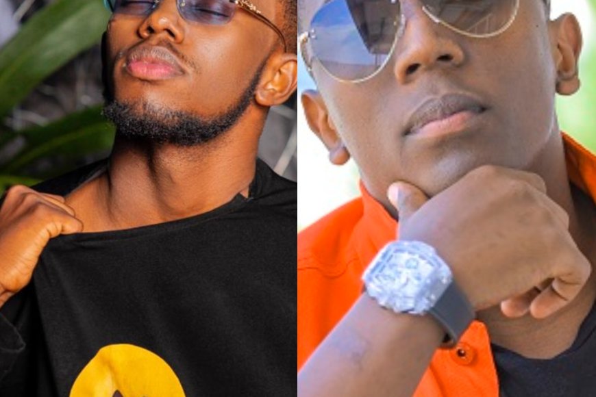 Christopher na Chriss Eazy bacyenyejwe iyagakara n'umuntu utaramenyekana